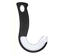Apriscatole con anello, a forma di J, multifunzione a forma di J, apribottiglie portatile per mani deboli, anziani e bambini, per rimuovere facilmente i coperchi