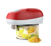 Apriscatole elettrico a mani libere, apriscatole con un solo tocco, apre automaticamente la lattina per qualsiasi dimensione bordo liscio e sicuro miglior regalo per chef senior e mamma..