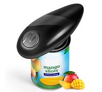 Apriscatole elettrico, apriscatole a mano libera, apriscatole elettrico per artrite, apriscatole con interruttore One Touch, per cucina, vecchio ristorante, chef, la scelta migliore - Potente sicuro e