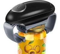 Apriscatole elettrico, apriscatole automatico One-Touch, apriscatole portatile a batteria e bordi lisci e non taglienti, miglior gadget da cucina, facile per i pazienti con artrite