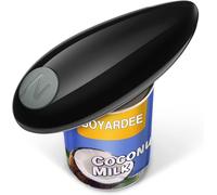 Apriscatole elettrico, apriscatole elettrico a mano libera, apriscatole a 360° con un pulsante per aprire automaticamente lattine di qualsiasi dimensione, sicuro, la scelta migliore per la cucina