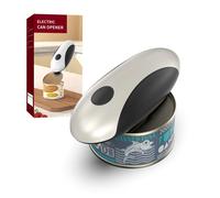 Apriscatole elettrico automatico compatto Utensile da cucina portatile One Touch per barattoli e bottiglie Apriscatole facile da riporre Ricaricabile