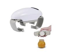 Apriscatole elettrico automatico One-Touch Hands- strumento di apertura delle bottiglie senza sforzo gadget da cucina per chef artrite e uso domestico