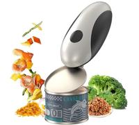 Apriscatole elettrico, funzionamento automatico one-touch con supporto magnetico per coperchio, taglierino liscio per anziani e mani con artrite, adatto a tutte le lattine standard
