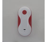 Apriscatole elettrico One-Touch automatico con coperchio Grabber, USB-C ricaricabile per anziani, rosso e bianco, 18,5 x 9,9 x 7,6 cm, funzionamento a basso rumore per la cucina