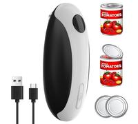 Apriscatole elettrico portatile Apribottiglie automatico ricaricabile Attrezzo da cucina Apriscatole latta Accessori da cucina Lattina elettrica automatica