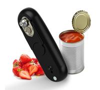 Apriscatole Elettrico Ricaricabile, Apertura Automatica Lato-Taglio con Un Tocco, Apriscatole Professionale per Tutte Le Dimensioni, No Bordi Taglienti, Elettrodomestico Portatile per Anziani