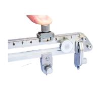 Apriscatole for fori rotondi con stecca in alluminio for soffitto monopezzo, coltello for bussola for posizionamento manuale manuale portatile in cartonsso a nido d'ape,Maggiore