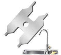 Apriscatole in acciaio inossidabile - strumento in metallo di precisione, manico in acciaio robusto | Forniture di manutenzione efficienti, tocco versatile per l'accesso alla valvola doccia, rimozione
