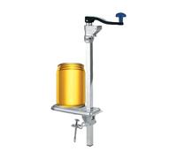 Apriscatole manuale commerciale apriscatole da banco resistente con altezza regolabile e lama in acciaio inossidabile per lattine di grandi dimensioni argento 75cm/29.5in