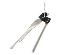Apriscatole manuale in acciaio inox per apriscatole a forma di farfalla, apriscatole da campeggio o da viaggio