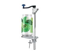 Apriscatole manuale industriale, robusto, in acciaio inossidabile, regolabile, da banco, per lattine grandi e alte argento 75cm/29.5in