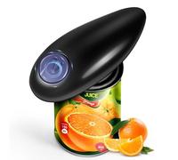 Apriscatole, One-touch Apriscatole Elettrico Risparmio Di Tempo e Fatica, Adatto Per Artriti e Persone Con Mani Deboli, Utilizzabile in Cucina e All'aperto, Nero