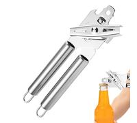 Apriscatole per anziani,Apriscatole in acciaio | Apriscatole manuale | Per Ristorante Bar Cucina Casa Famiglia Appartamento All'aperto Grill BBQ Donne e Uomini