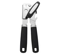 Apriscatole per anziani, robusto apriscatole in acciaio inossidabile, manici morbidi, facili da ruotare, utensili magnetici con manico antiscivolo, apribottiglie per conserve, banconi, ecc