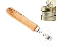 Apriscatole per Anziani, Utensile Per Aprire Coperchi Con Manico In Legno, Apriscatole Ergonomico, Per Lattine Birra Cibo Animali Casa Cucina Appartamento Convitto Ristorante Campeggio
