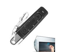 Apriscatole per garage a distanza, telecomando per porta del garage, telecomando di copia MHz con portachiavi | Apriscatole a distanza clone a 4 pulsanti, accessorio per chiusura porta di
