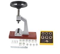 Apriscatole per orologi da banco Apriscatole per orologi da banco Strumento per orologi da polso Apriscatole posteriore con 6 stampi Strumento di riparazione per orologi Dispositivo di rimozione della