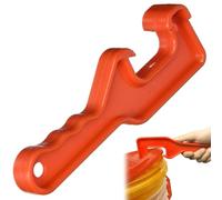 Apriscatole per vernice in plastica da un gallone, chiave per aprire il coperchio del secchio, rosso