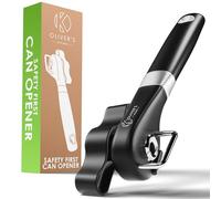 Apriscatole professionale di sicurezza Oliver's Kitchen ® - L'apriscatole manuale per aprire qualunque lattina con facilità - Lascia un bordo smussato per non tagliarsi - Impugnatura ergonomica