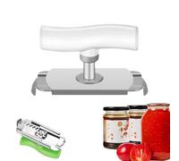 Apriscatole regolabile - Apribarattoli e bottiglie, apri coperchio stretto con pinza | gadget da cucina ergonomici per mani deboli, strumento multifunzionale per l'apertura del tappo in acciaio