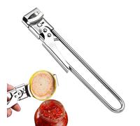 Apriscatole regolabile in acciaio inox, apribottiglie Master Jar & Bottle Opener, gadget da cucina, per anziani artrite, apri bambini (1 pz)
