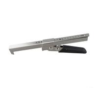 Apriscatole regolabile in acciaio inox, design a 18 fori, con impugnatura morbida, per anziani, bambini e mani deboli, adatto per coperchi da 13 a 109 cm