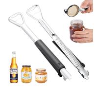 Apriscatole regolabile, multifunzionale in acciaio inox