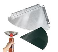Apriscatole, rimuovi coperchio riutilizzabile, 15,3 x 15 x 1,2 cm, gadget da cucina portatile, apribarattoli regolabile, prodotti di assistenza multifunzionale per anziani con mani deboli