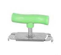 Apriscatole rotante per mani deboli, 2,5-10 cm, coperchi (verde)