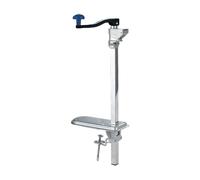 Apriscatto per il lavoro pesante commerciale, apri del panchina manuale con altezza regolabile e lama in acciaio inossidabile per grandi lattine argento 48cm/18.5in
