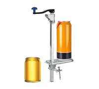 Aprisenatore di panca professionale in acciaio inossidabile, apertura del manuale per manuali pesanti per lattine alte, base in acciaio durevole per ristoranti e bar argento 48cm/18.5in
