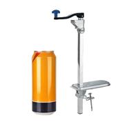 Aprisinatore di lattine carico in acciaio inossidabile, apriscatole da banco manuale per alte, voto commerciale ristoranti e cucine la casa argento 48cm/18.5in