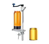 Aprisinatore di lattine commerciale pesante, apri del panchina manuale con altezza regolabile e lama in acciaio inossidabile per grandi lattine, grado industriale argento 48cm/18.5in