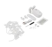 Apritende automatico con telecomando, motore elettrico per asta romana e guide TU, robot per tende ricaricabile da 4000 mAh, bianco per casa intelligente, camera da letto, soggiorno (1 pezzo)