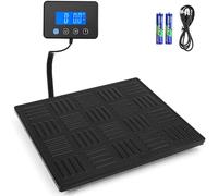 Apritsce Bilancia Pesa Pacchi, 50g-300kg Bilancia Postale, Bilancia Digitale con Hold e Funzione Tara per Affari Bagagli Ufficio, Piattaforma in Lega D'acciaio, Display LCD Esterno