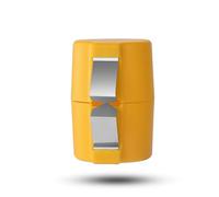 Apriuova Apriguscio, uova,taglia uovo,apri-guscio d'uovo crudo,utensile da cucina,Strumento Separatore Di Uova In Acciaio Inox (1 pezzo) (Giallo)