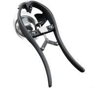 Apriuova in acciaio inox a forma di pesce con separatore | Design triangolare per rompere rapidamente le uova, corpo a forma di pesce con doppio vassoio, include separatore per albume
