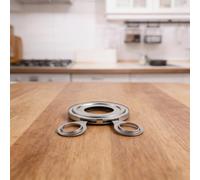 Apriuova in acciaio inox, resistente, per uova sode, facile da separare, perfetto per colazione e campeggio, resistente alla ruggine, lunghezza 10,5 cm
