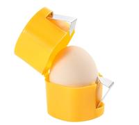 Apriuova in acciaio inox, strumento compatto per sbucciare le uova, dispositivo separatore portatile | design da cucina per la colazione, soluzione pratica per donne e uomini, accessorio da cucina per