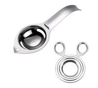 Apriuova, Portauovo in Acciaio Inox, Uovo Separatore, Tuorlo d' Uovo Bianco Filtro, Apriuova per Aprire Uova Sode, Utensile da Cucina, Kitchen gadget Cooking/Baker Tool Egg estrattore