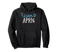 APRN Graphic - Stetoscopio Scritto con Amore Felpa con Cappuccio