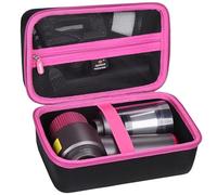 Aproca Custodia compatibile con aspirapolvere portatile senza fili EYYA per auto, borsa rigida portatile per accessori, nero con rosso (solo custodia)