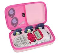 Aproca Custodia compatibile con etichettatrice portatile DYMO LetraTag LT-100H / 100H Plus, borsa portatile per accessori, rosa (solo custodia)