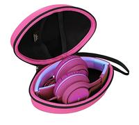 Aproca - Custodia rigida da viaggio per cuffie AILIHEN C8, pieghevole, leggera, colore: Rosso