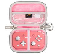 Aproca Custodia rigida portatile rosa per gamepad Bluetooth 8Bitdo Lite 2 e accessori