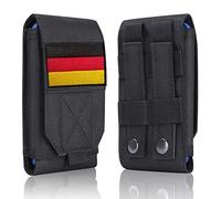 Aprocase Custodia protettiva per cellulare impermeabile Molle, resistente, per iPhone 11, 12, 13, Pro Max, Samsung S22, S21, S20, FE Note 20, A02S, meno 6,7",con 1 bandiera della Germania Velcro