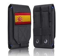 Aprocase Custodia protettiva per cellulare impermeabile Molle, resistente, per iPhone 11, 12, 13, Pro Max, Samsung S22, S21, S20, FE Note 20, A02S, meno 6,7 pollici, con 1 bandiera della Spagna Velcro