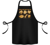 Apron In Cotone 100% Organico Per BBQ Con Pollo Divertente