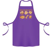 Apron In Cotone 100% Organico Per BBQ Con Pollo Divertente